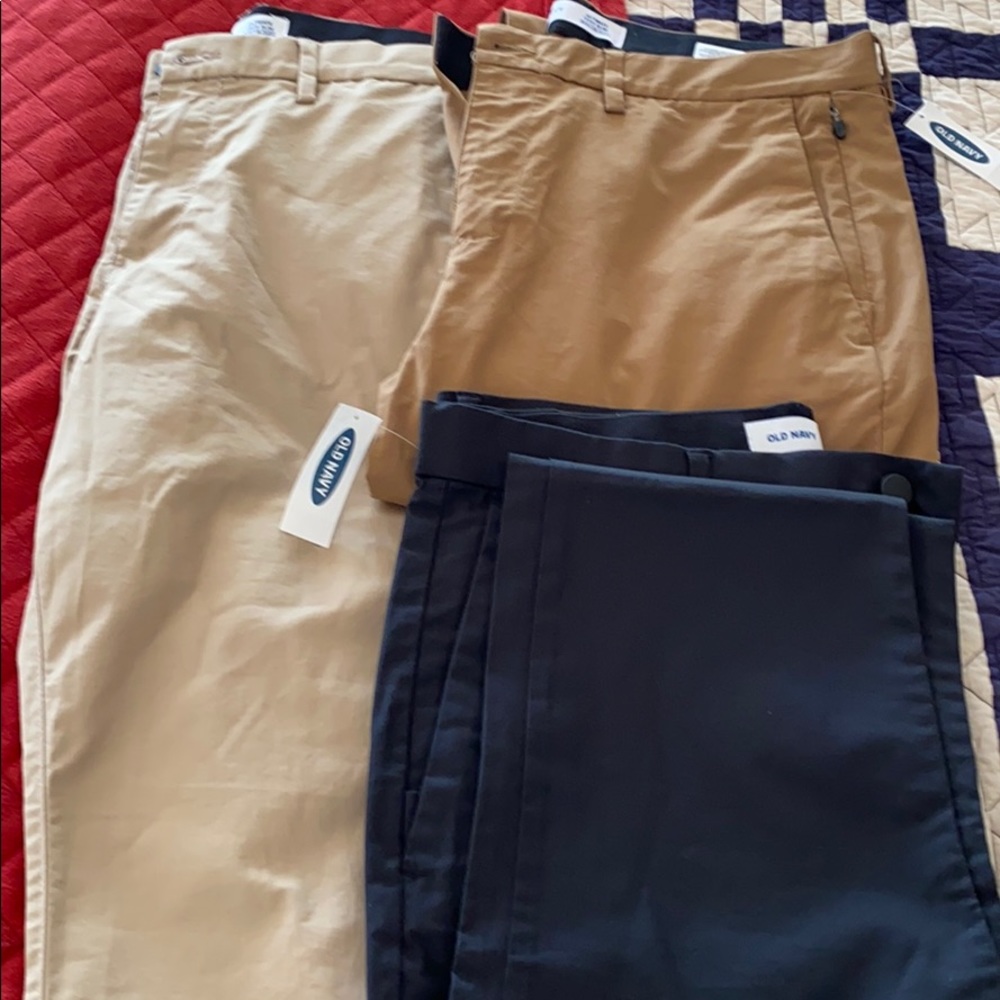 Lot of 3 Old Navy Ultimate Tech Slim 34x30 NWT